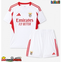 Camisa de Futebol Benfica Equipamento Alternativo Infantil 2025-26 Manga Curta (+ Calças curtas)
